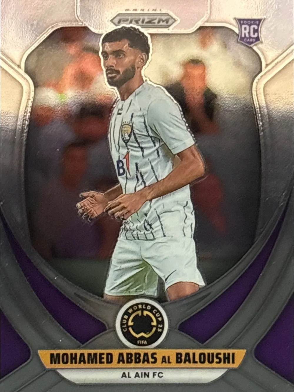 Panini Prizm Mohamed Abbas Al Baloushi Rookie Soccer Trading Card